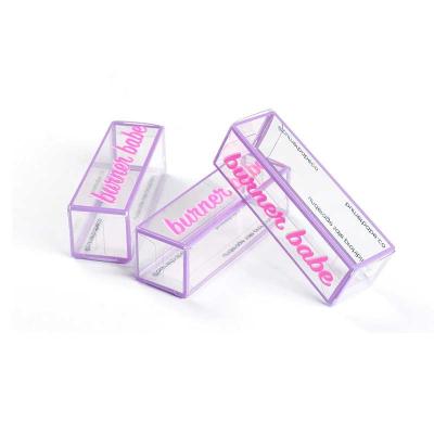 Chine PVC lip balm box Lipstick plastic small box transparent color box pet box Plastic packaging box transparent à vendre