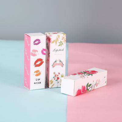 China Lipstick box packaging box customized single lipstick cosmetic color box packaging box gift box for sale