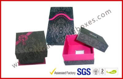 China Customized Design Offset Printing Apparel Gift Boxes , Jewelry / Ring Gift Box for sale