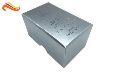 China Free sample Silver Hot Stamping promotion Gift Boxes for memorabilia for sale