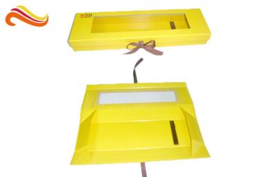 China Collapsible Rigid Gift Boxes Folding Hair Extension Gift Packaging Boxes With Flap for sale