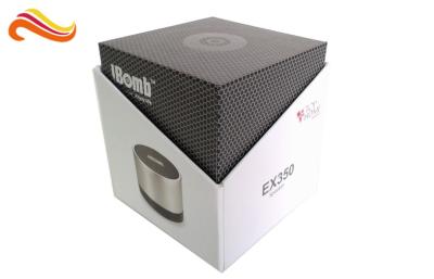 China Mini electrónica rígida que empaqueta, papel revestido de sellado caliente del altavoz de Bluetooth que empaqueta con la espuma de EVA en venta