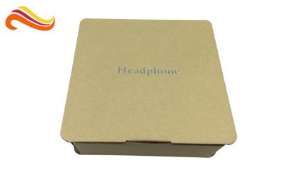 China Small Corrugated Carton Box / Square Cardboard Mailing Boxes For Headphone Package for sale