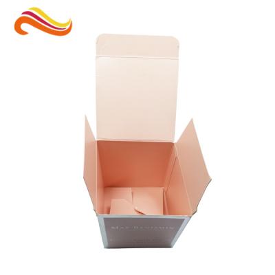 China Skin Care Decorative Gift Boxes , Custom Printed Cosmetic Boxes Recycled Materials for sale