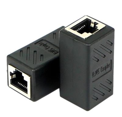 China For Network Wholesale RJ45 Female To Network CAT6 Female Ethernet LAN Connector Adapter for sale