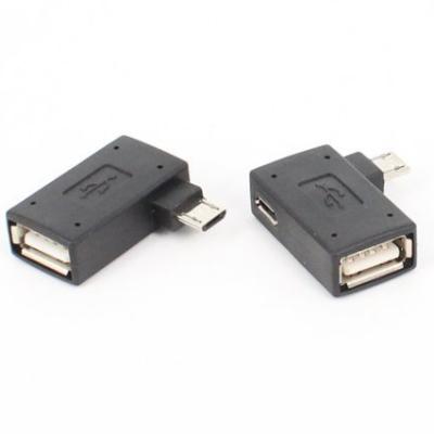 China Video Game Player USB Female To Male Micro + Micro 5Pin USB OTG USB 2.0 Adapter Support Power for sale