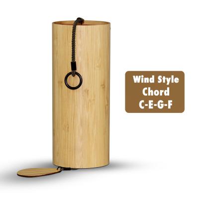 China Wind Rings European and American Music Wind Chimes Metal Solid Wood Wind Rings Outdoor Home Decoration Wind Chimes Gifts for sale