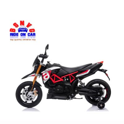 China Ride on Toy Licensed Aprilia Dorsoduro Kids Electric Ride on Racing Motor 2019 for sale