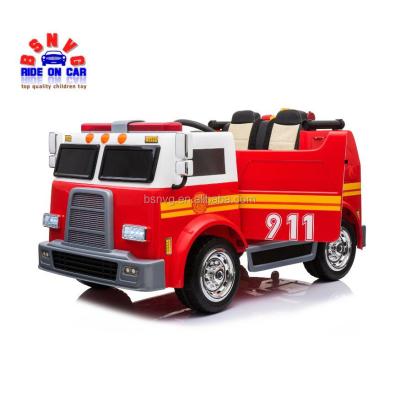 China Ride On Toy Fire Engine Electric For Children To Play Working Car 12V / 24V for sale