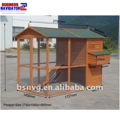 China Chicken Wooden Chicken Cage for sale