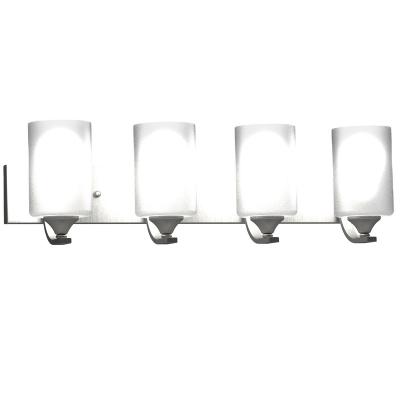 China Modern 4 Heads Hotel Glass Wall Sconce Lamp Light Fit E26 Or E27 Bulbs For Home Office Restaurant Decoration for sale