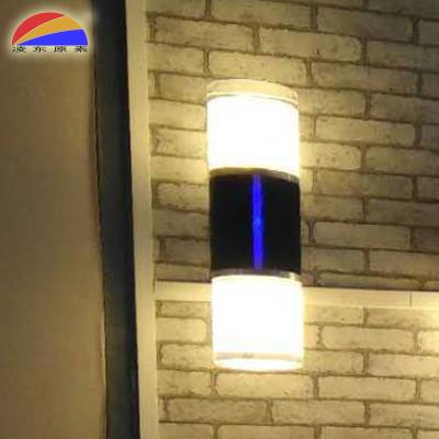 China Outdoor Waterproof IP65 Wall Lighting Lamp Aluminum Acrylic Sconce Through Wall Sconce Led Double Heads for sale