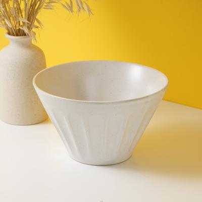 China Viable Modern Design Plain Bowl Noodle Bowl Japanese Ceramic Ramen Bowl for sale