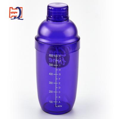 China Sustainable Hot Sale Factory Price High Quality Plastic Cocktail Shaker for sale