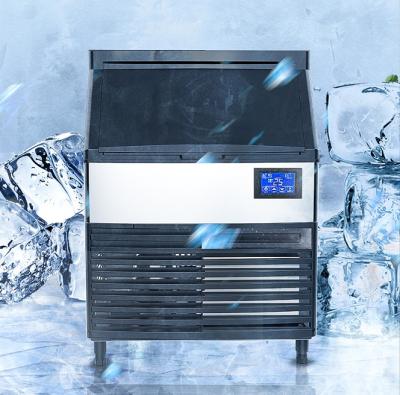 China Floor Standing Large Capacity Cube Ice Maker Commercial Style Automatic Ice Cube Maker For Supermarket for sale