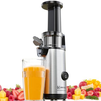 China Hotel Keenray Slow Masticating Juicer Extractor, Professional Mini Cold Press Juicer Extractor, QuickClean Technology for sale