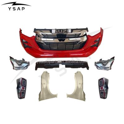 China High Quality Body Kit Automotive Parts New Design For 2021 D-Max Low Rise To D-Max 2021 High Facelift Body Kit for sale