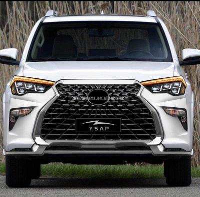 China New PP+ABS Design LX Style Body Kit Front Bumper Rear Bumper Grill For 4Runner Limited Facelift Body Kit For 4 Runner for sale