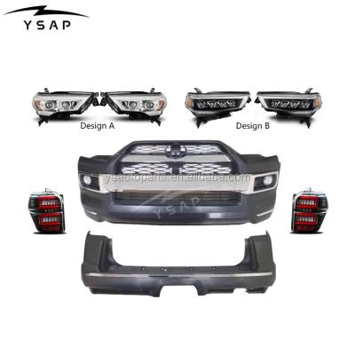 China PP+ABS High Performance Facelift Body Kit Accessories Grill Lamp Headlight Tail Lamp For Upgrade 10-13 4Runner to 18 Kits Limited for sale