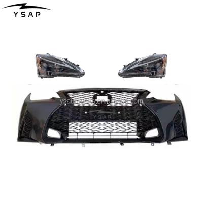 China Body kit new arrival car parts facelift body kit for 06-12 IS250 upgrade to 2021 F-sport kit for sale