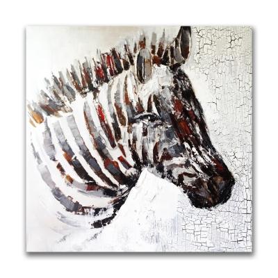 China Abstract Portrait of Animal Abstract Wall Art Animal Oil Painting Canvas for sale