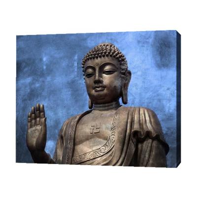 China Modern Good Quality Handmade Oversized Buddha Oil Painting for sale