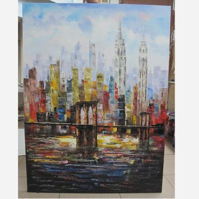 China Modern Hand Painted Oil On Canvas Modern Oil Painting for sale