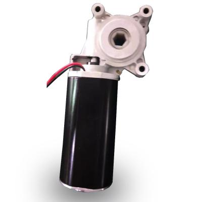 China Factory Waterproof Custom 12 V 24 90kg.cm Left / Right Angle V Torque DC Gear Motor For Motorized Table Lift for sale