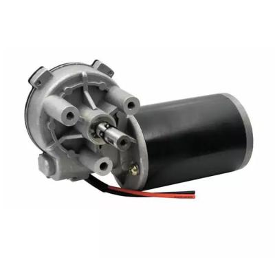 China 59mm drip proof 24v brushed dc motor with gearbox 12v low rpm dc motor for hydraulic pump for sale