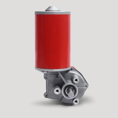 China PMDC Motor 12V D59R-2445-180 DC Wire Feed Worm Gear Drip Proof Motor for sale