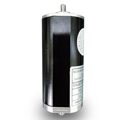 China Diameter 45mm Totally Enclosed Custom Micro 12V Brushed High RPM DC Permanent Magnet Motor 24V 3000 RPM for sale