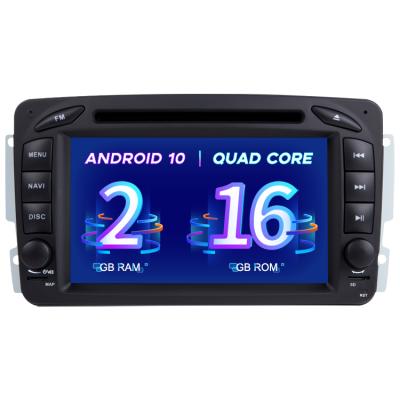 China GPS Car Radio Gps Navigation System Android 10.0 2+16/32 For Benz A-W168 W203 C-Class W209/C209 CLK-Class W463Vito G-Class W63 for sale