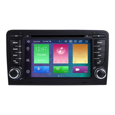 China IPS DSP 4GB 2din Android 10 GPS Car Radio DVD Player For Audi A3 8P S3 2003-2012 RS3 Sportback Multimedia Stereo GPS Wifi Navigation for sale