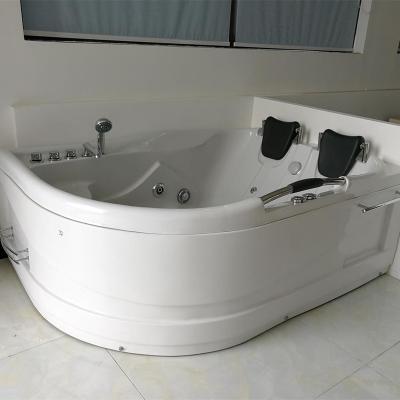 China Freestanding Luxury 2 Person Whirlpool Jet Acrylic Tub Jaccuzi Massage Large Bathtub for sale