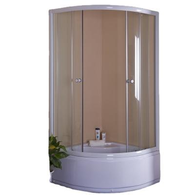 China Simple Design Contemporary Transparent Tempered Glass Shower Enclosure for sale