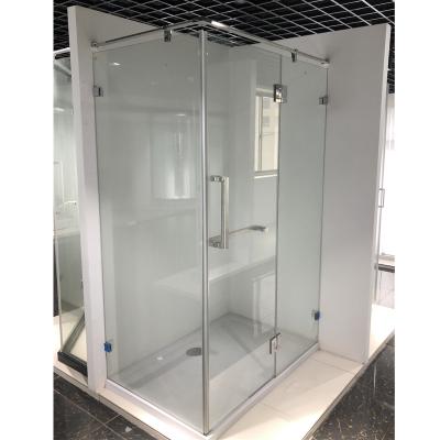 China Contemporary Bright Framed Chrome Aluminum Alloy Shower Enclosure With Sliding Door for sale