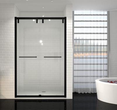 China Contemporary Luxury Double Sliding Shower Doors for sale