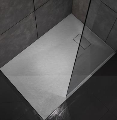 China Modern Rectangle Floor Texture Pan Shower Base Trays for sale