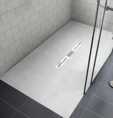 China Solid Outdoor Modern Artificial Stone Shower Tray Shower Room Base for sale