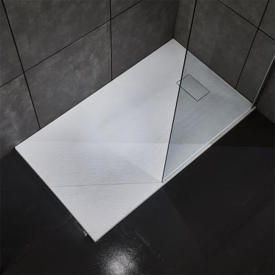 China Modern Slate Eco Effect Surface Stone Shower Trays for sale