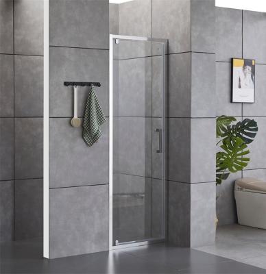 China Contemporary Adjustable Small Size Pivot Shower Door Suitable For Small Shower Room for sale