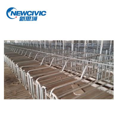 China Hot Dip Galvanized Pig Pregnancy New Design Easy Assembled Pig Cattle and Piglet Gestation Crate Feeding Equipment for sale