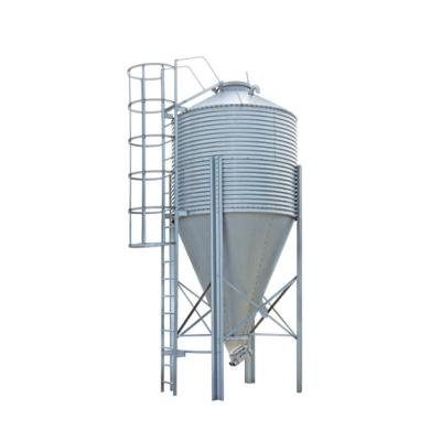 China High Efficiency Automatic Pig Feed Silo Easy Assembled Poultry Feed Storage Silo for sale