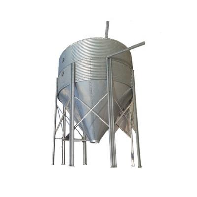 China Easy Assembled Manufacturers Supply Poultry Feed Storage Silo Grain Feed Poultry Feed Silo for sale