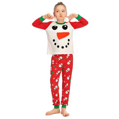 China Cute thermal 2022 pattern kids children pajamas set cotton cartoon children sleepwear for sale