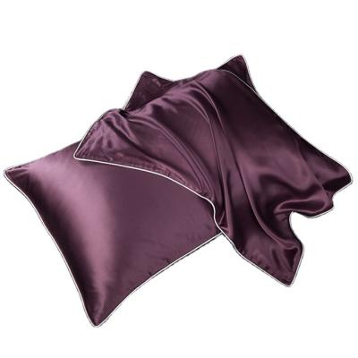 China Mulberry Silk Custom 22mm Luxury Anti-static 100% Pure Silk Eco-friendly Pillow Case for sale