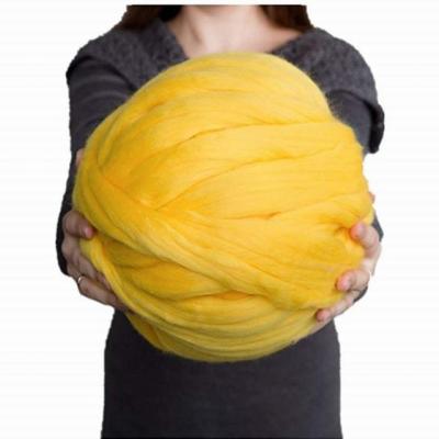 China Best Quality Australia Merino Chunky Wool 100% Anti-pilling Bulky Yarn Superb Chunky Giant Yarn 100 Colors For Arm Knitting for sale