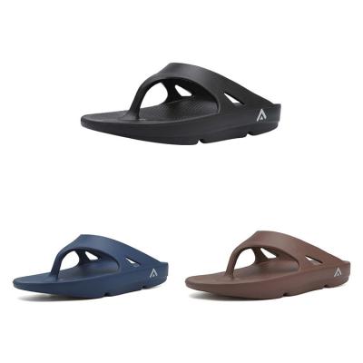 China Hot Selling Men's Wholesale EVA Beach Slipper Outdoor Flat Flip Flops Slipper Cushioning for sale