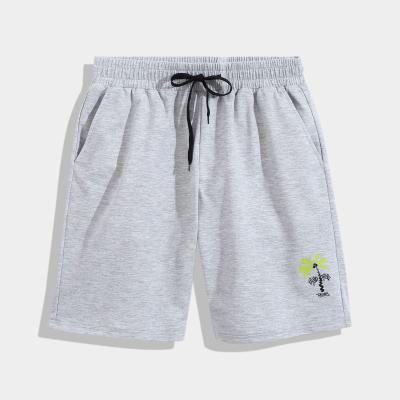 China Anti-Wrinkle Freesize Customized Mens Summer Solid Color Knitted Casual Shorts Custom Jogging Shorts for sale