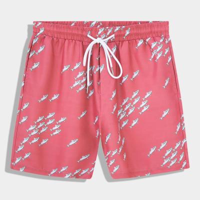 China Anti-Wrinkle Shorts Bold New Hawaiian Animal Print Full Beach Resort Shorts For Men for sale